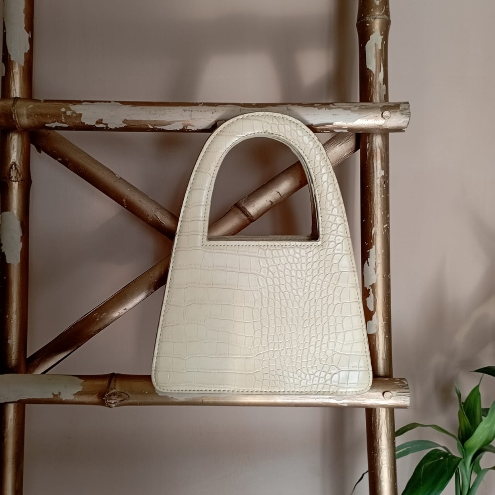 Mock Croc Mini Satchel Bag - Picture 5 of 16